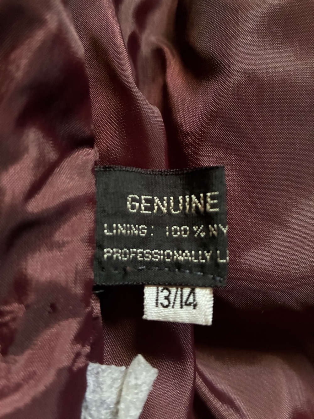 WINLIT Vintage Women's Burgundy Genuine Leather Bomber Jacket - Picture 5 of 6